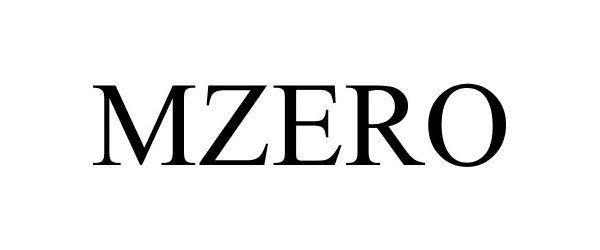 Trademark Logo MZERO