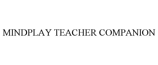  MINDPLAY TEACHER COMPANION