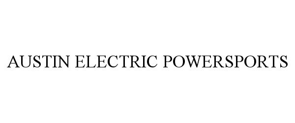  AUSTIN ELECTRIC POWERSPORTS