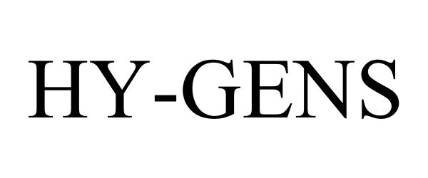 Trademark Logo HY-GENS