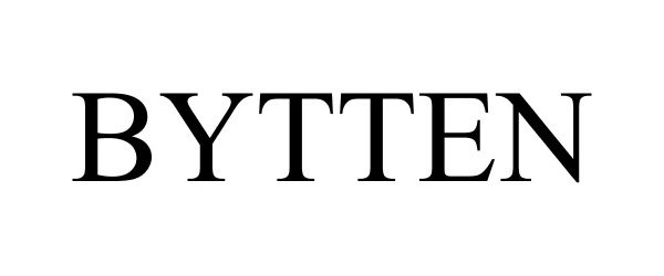 Trademark Logo BYTTEN