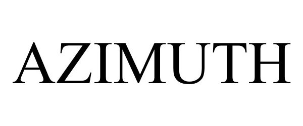 Trademark Logo AZIMUTH