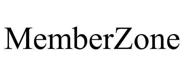 Trademark Logo MEMBERZONE