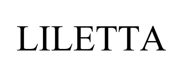 Trademark Logo LILETTA