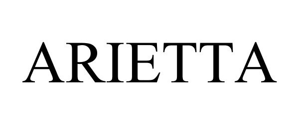 Trademark Logo ARIETTA