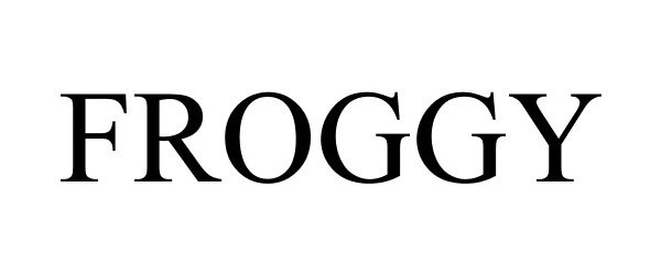 Trademark Logo FROGGY