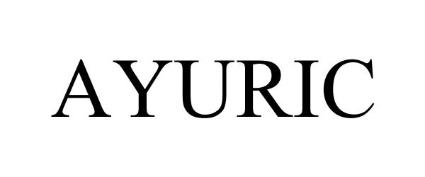 Trademark Logo AYURIC