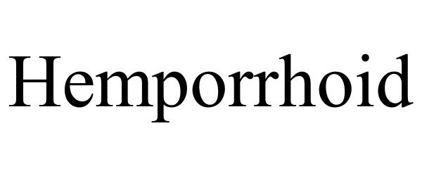 Trademark Logo HEMPORRHOID