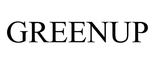 Trademark Logo GREENUP