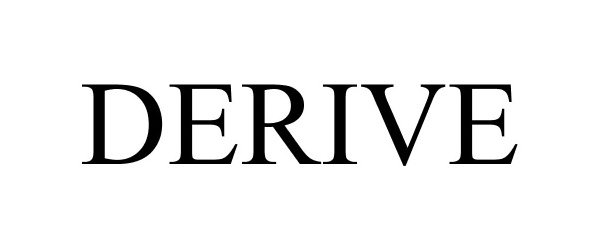 Trademark Logo DERIVE