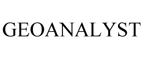 Trademark Logo GEOANALYST