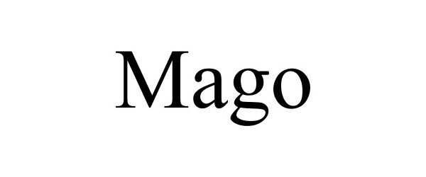 Trademark Logo MAGO