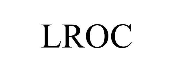 Trademark Logo LROC