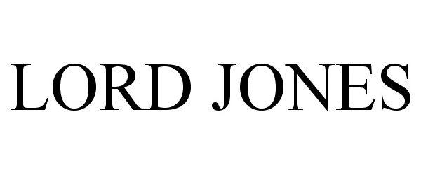 Trademark Logo LORD JONES