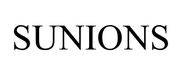 Trademark Logo SUNIONS