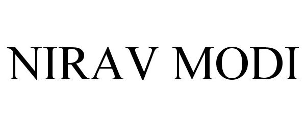 Trademark Logo NIRAV MODI