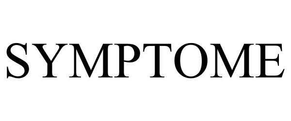 Trademark Logo SYMPTOME