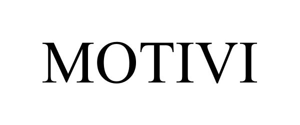 Trademark Logo MOTIVI