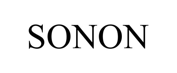 Trademark Logo SONON