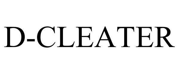 Trademark Logo D-CLEATER