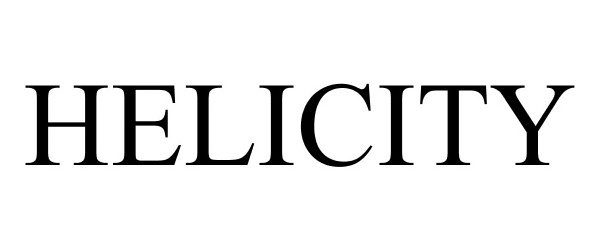 Trademark Logo HELICITY