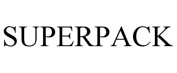 Trademark Logo SUPERPACK