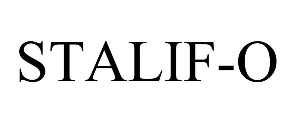 Trademark Logo STALIF-O
