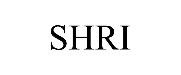 Trademark Logo SHRI