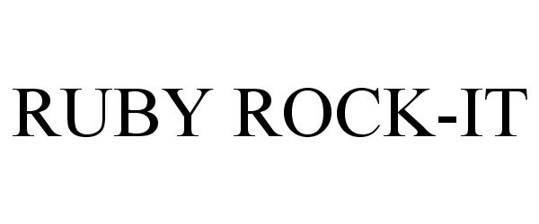  RUBY ROCK-IT
