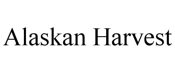 Trademark Logo ALASKAN HARVEST
