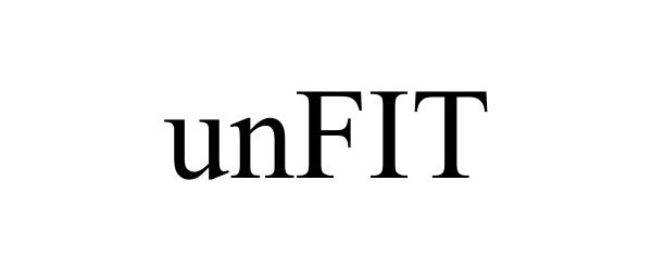 Trademark Logo UNFIT