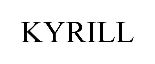 Trademark Logo KYRILL