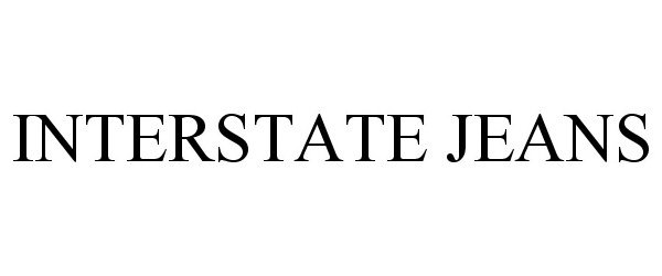 Trademark Logo INTERSTATE JEANS