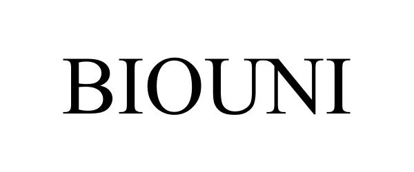 Trademark Logo BIOUNI