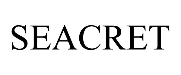 Trademark Logo SEACRET