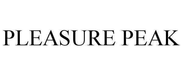 Trademark Logo PLEASURE PEAK