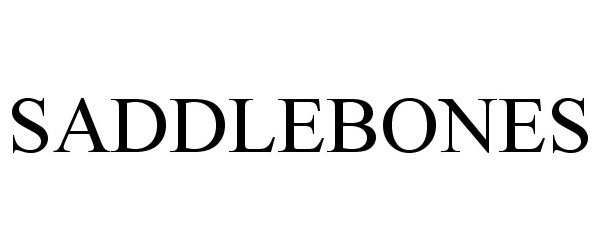 Trademark Logo SADDLEBONES