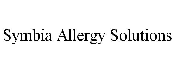  SYMBIA ALLERGY SOLUTIONS