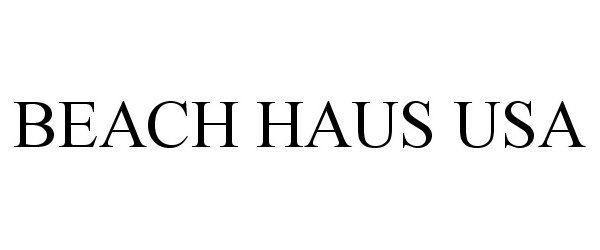  BEACH HAUS USA