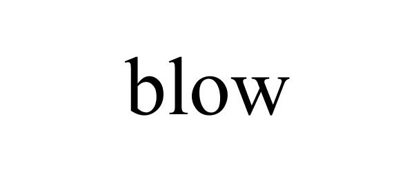 Trademark Logo BLOW