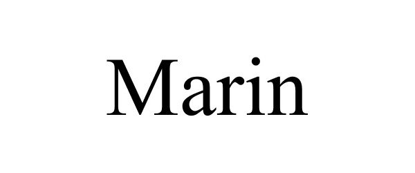 Trademark Logo MARIN