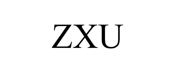 Trademark Logo ZXU