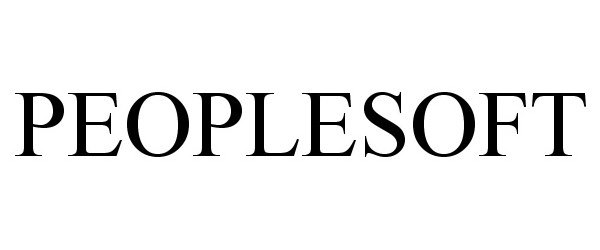 Trademark Logo PEOPLESOFT