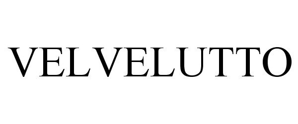 Trademark Logo VELVELUTTO