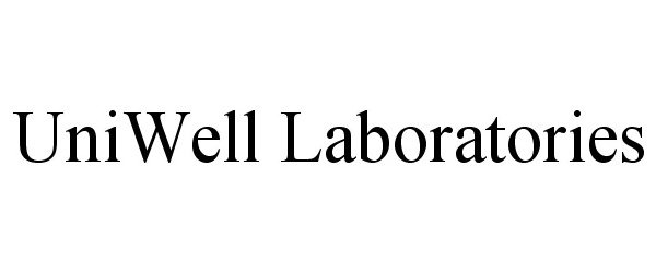 Trademark Logo UNIWELL LABORATORIES