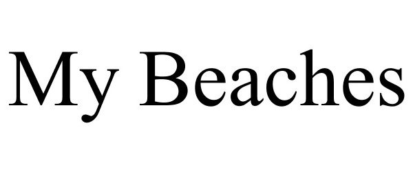 Trademark Logo MY BEACHES