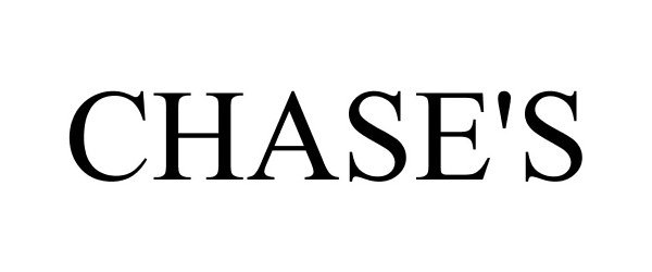 Trademark Logo CHASE'S