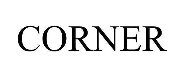 Trademark Logo CORNER