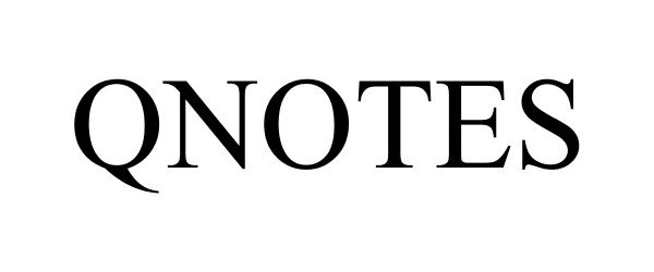 Trademark Logo QNOTES