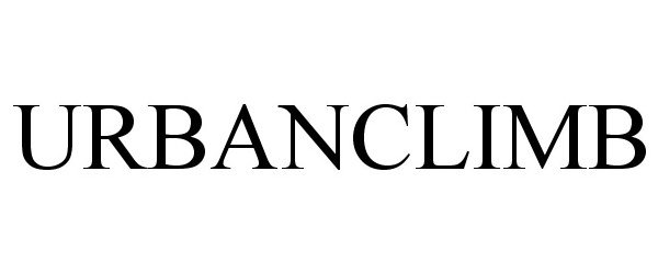 Trademark Logo URBANCLIMB